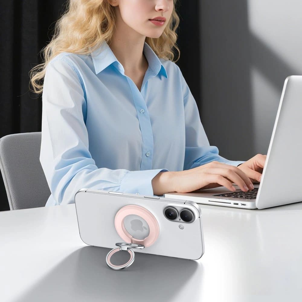 Tech-Protect MMR500 Magnetischer MagSafe Telefonring Baby Pink
 - 5