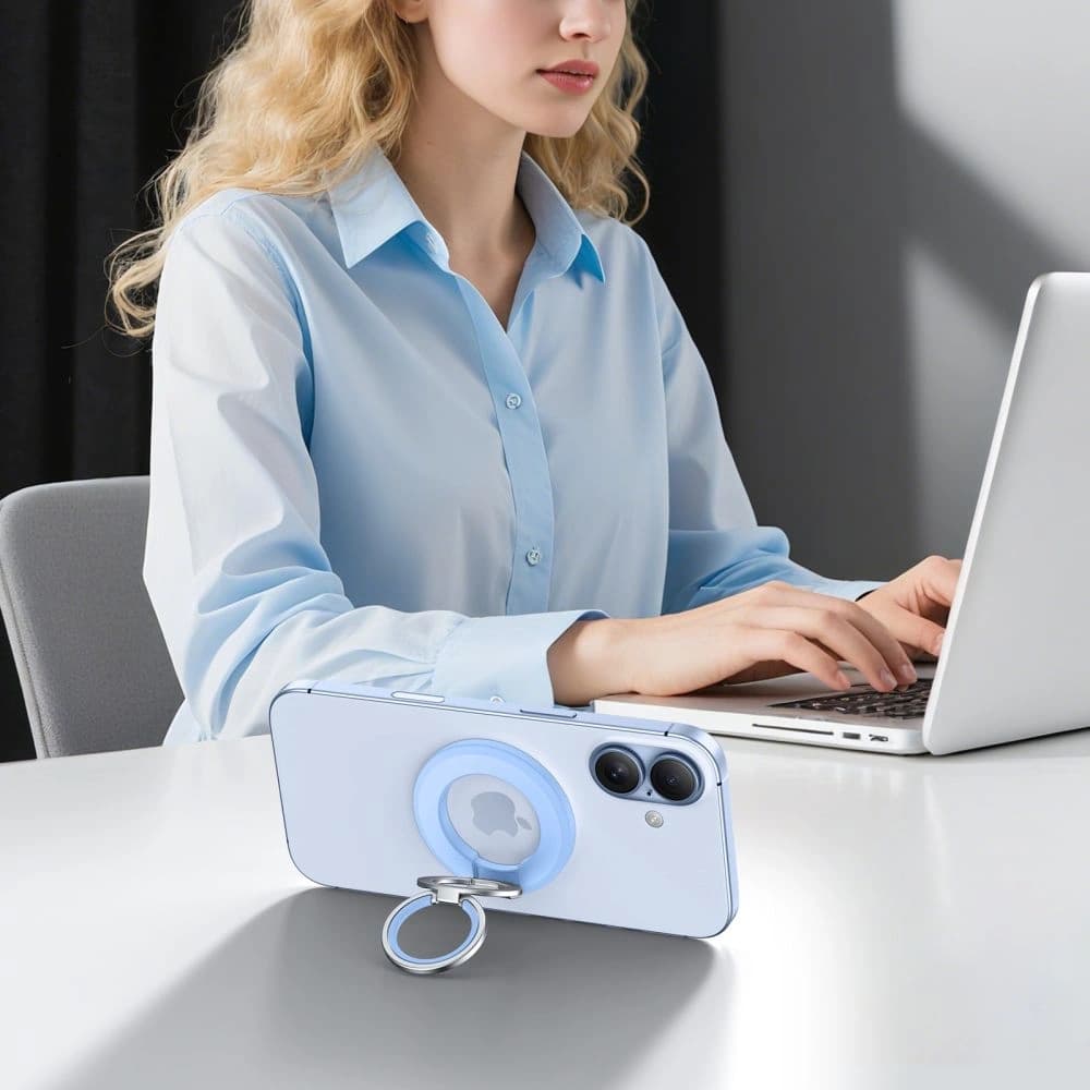 Tech-Protect MMR500 Magnetic MagSafe Phone Ring Baby Blue - 5