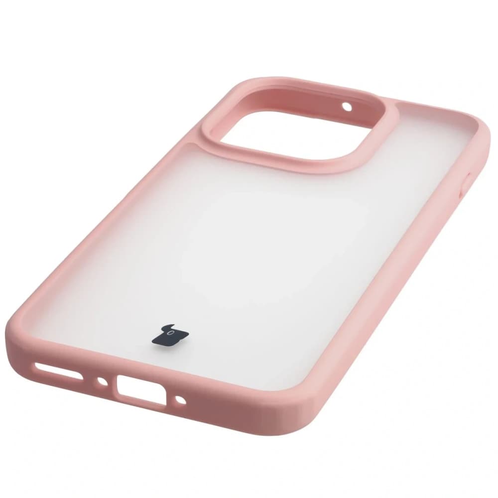 Bizon Case Angelo Oppo Find X9 halbtransparent mit hellrosa Rahmen
 - 5