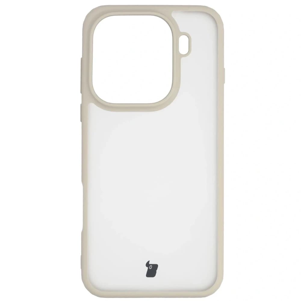 Bizon Case Angelo Oppo Find X9 Pro semi-transparent with a beige frame - 2