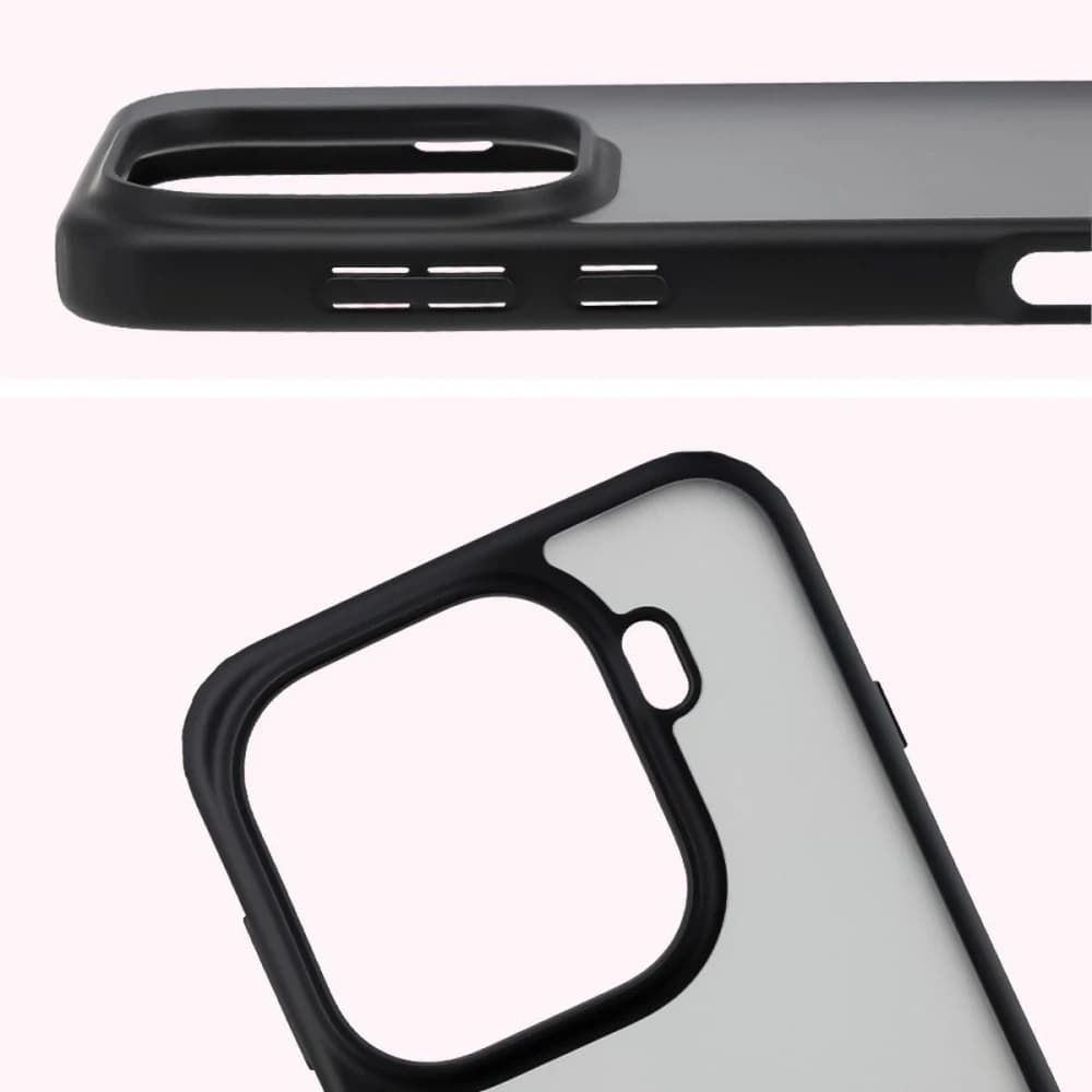 Bizon Case Angelo Oppo Find X9 Pro rauchig mit schwarzem Rahmen
 - 3