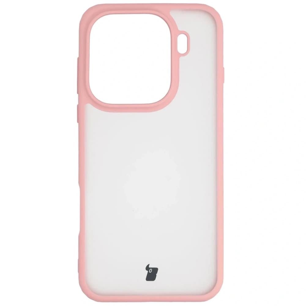 Bizon Case Angelo Oppo Find X9 Pro semi-transparent with a light pink frame - 2