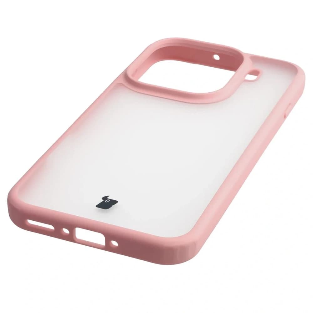 Bizon Case Angelo Oppo Find X9 Pro semi-transparent with a light pink frame - 5