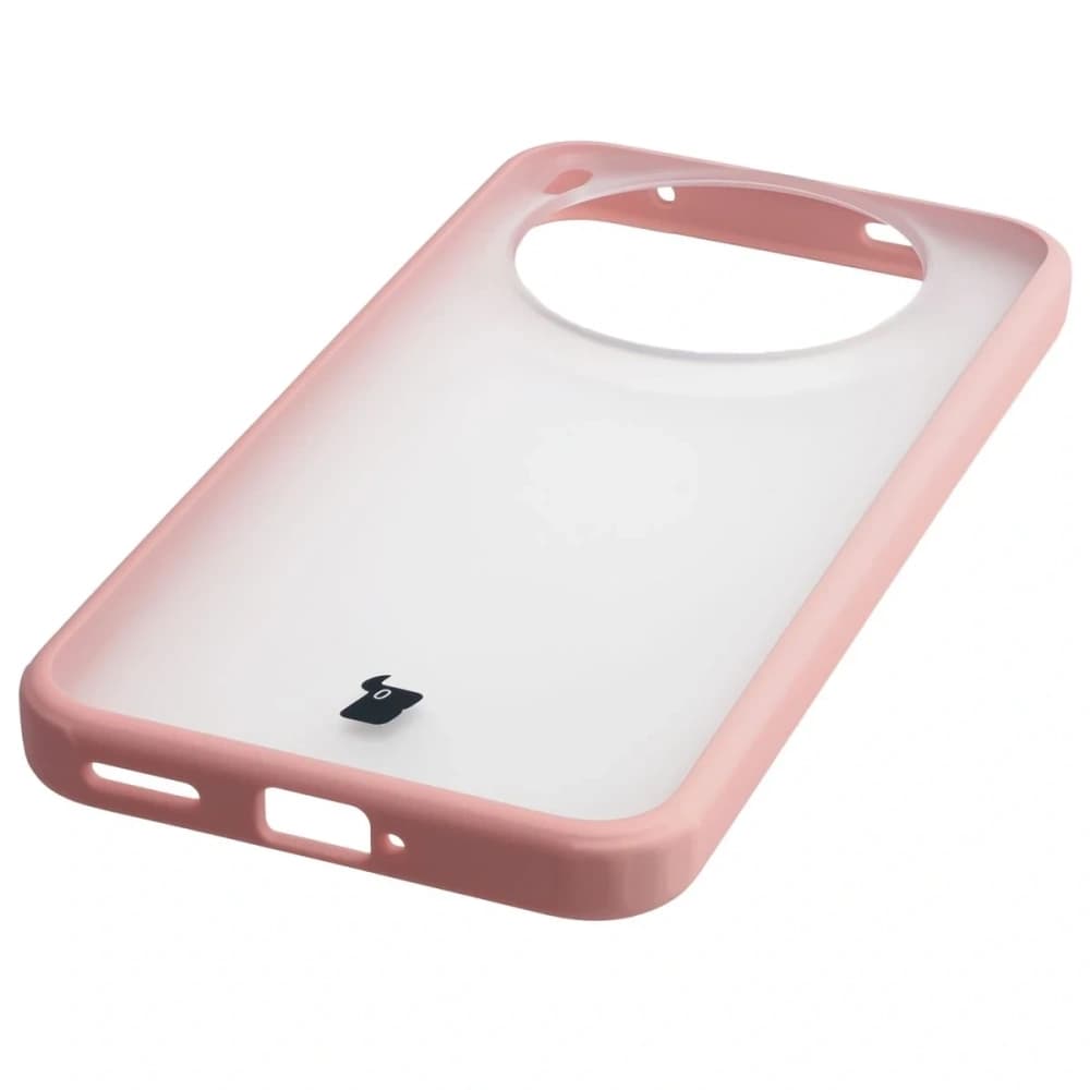 Etui Bizon Case Angelo do Vivo X300 półprzezroczyste z jasnoróżową ramką - 5