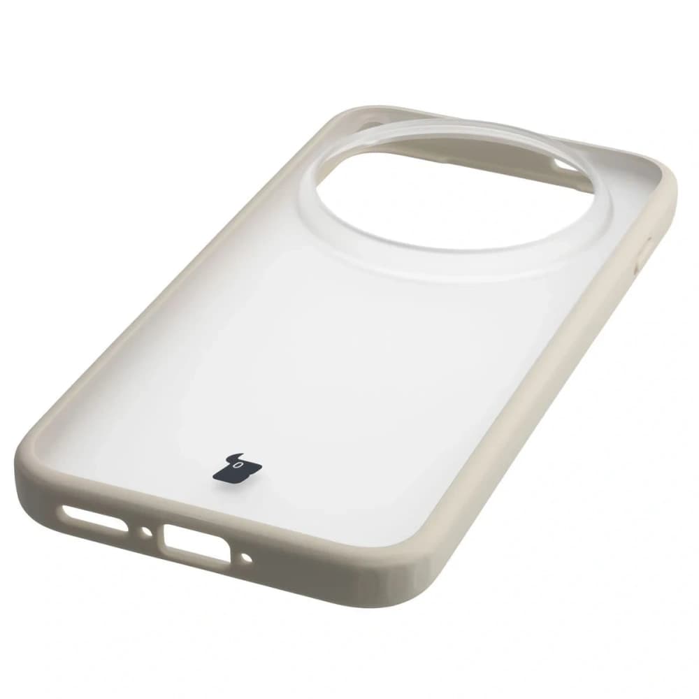 Bizon Case Angelo Vivo X300 Pro halbtransparent mit beigem Rahmen
 - 5