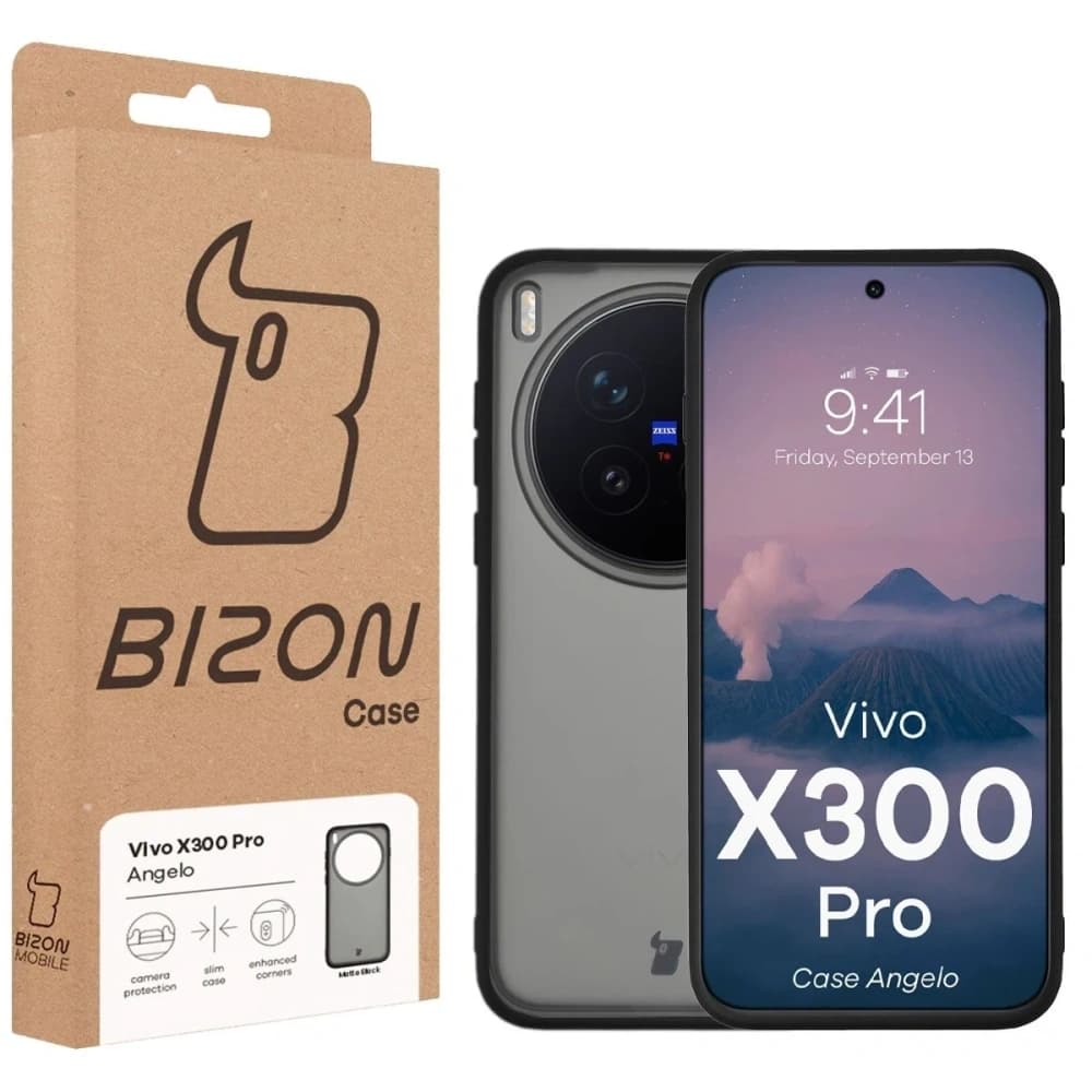 Bizon Case Angelo Vivo X300 Pro rauchig mit schwarzem Rahmen
 - 6