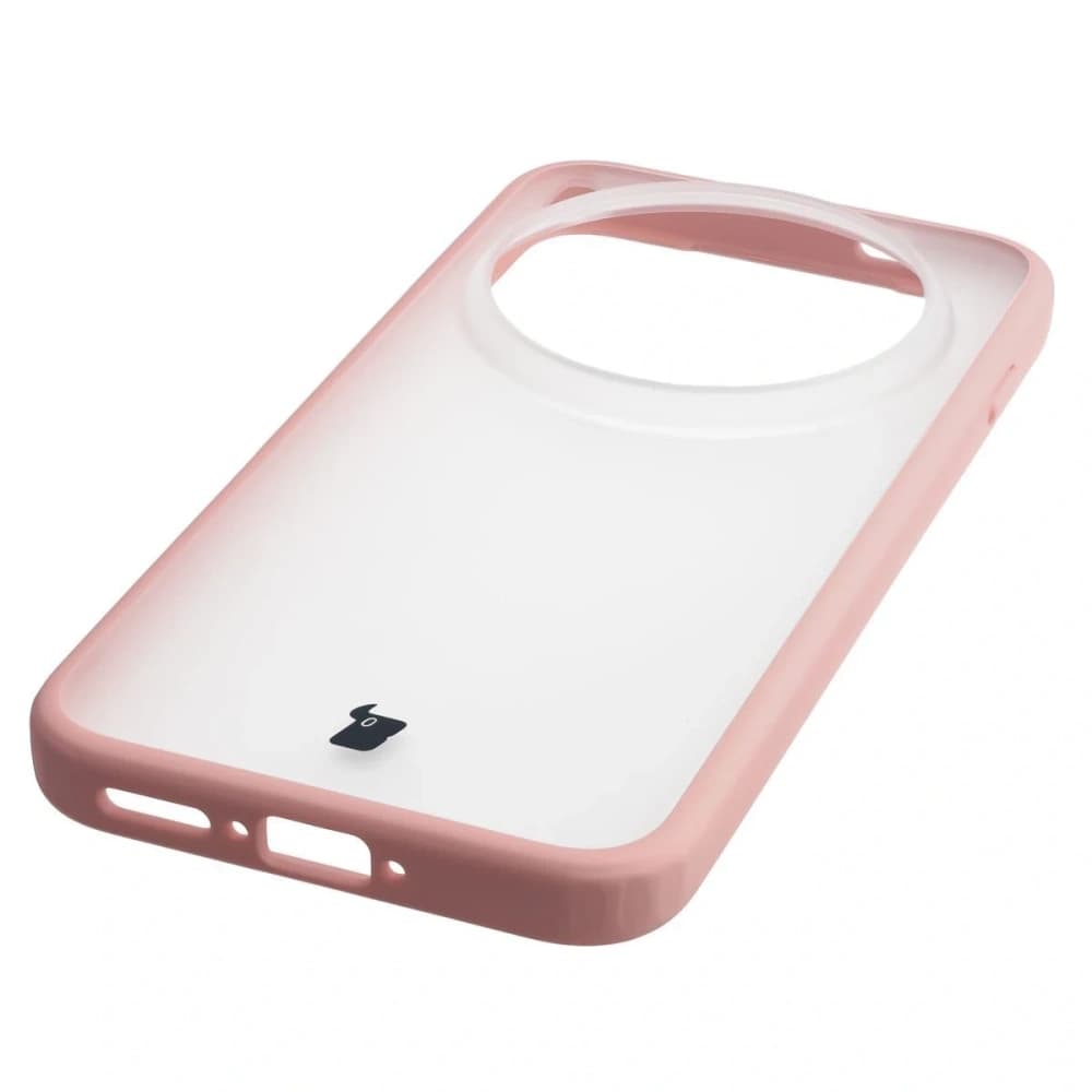 Bizon Case Angelo Vivo X300 Pro halbtransparent mit hellrosa Rahmen
 - 5