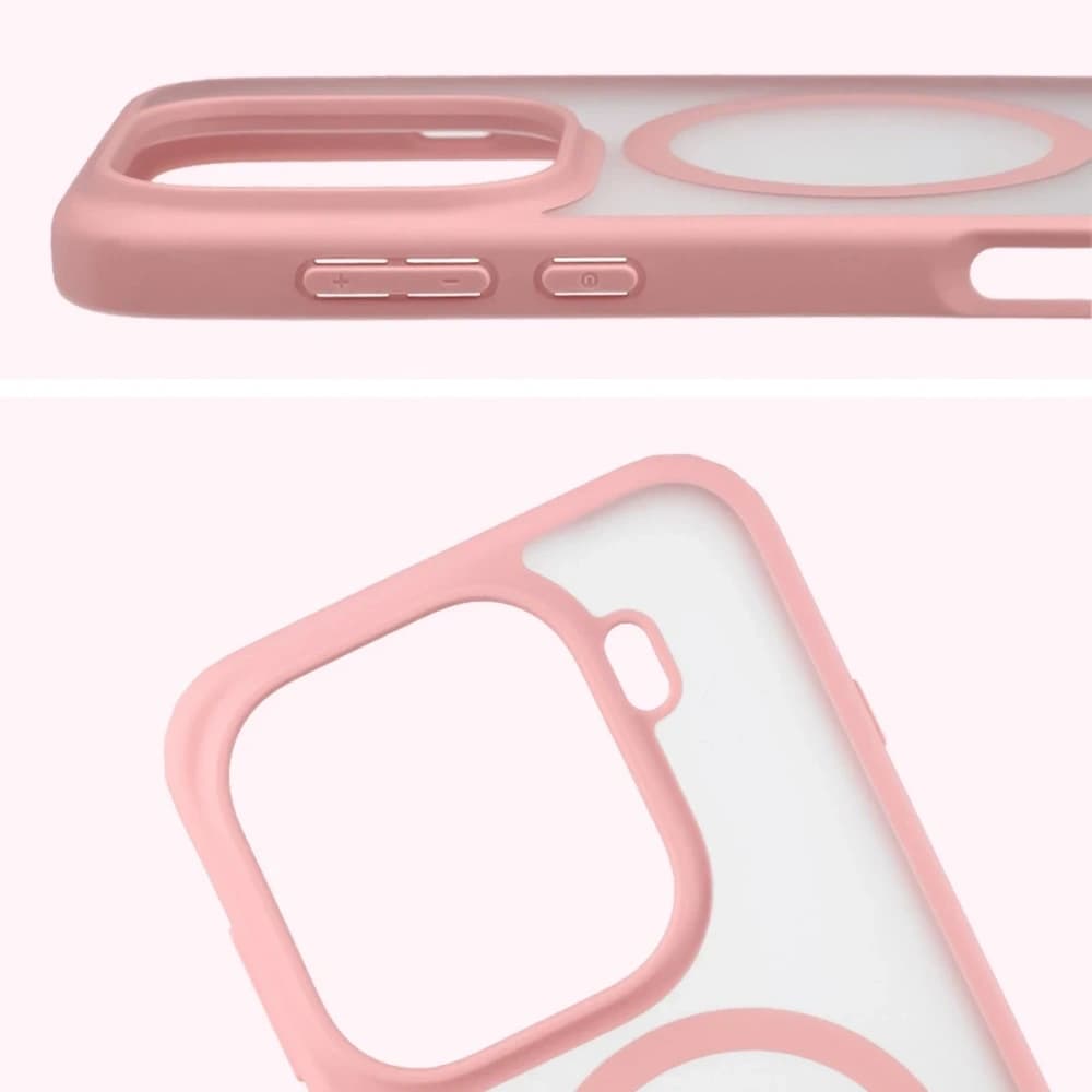 Bizon Case MatteO Magnetic Oppo Find X9 Pro smoky light pink - 4
