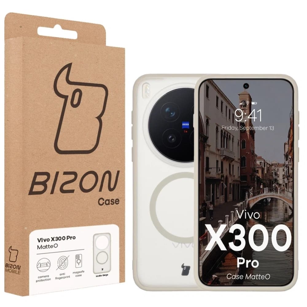 Bizon Case MatteO Magnetisch Vivo X300 Pro rauchig beige
 - 6