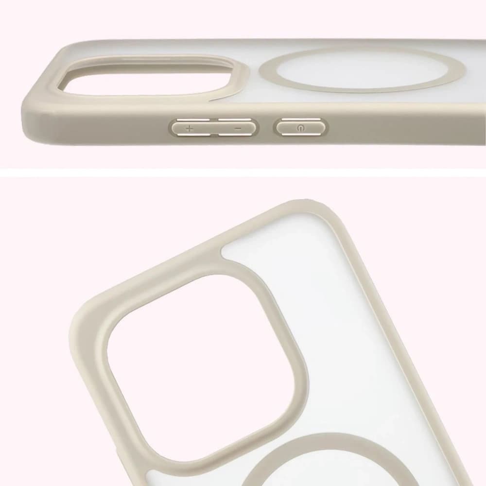 Bizon Case MatteO Magnetisch Xiaomi 15T rauchig beige
 - 4