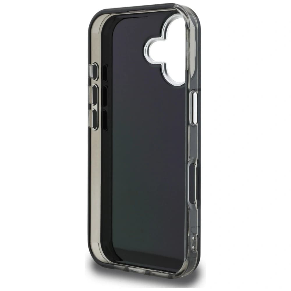 Karl Lagerfeld IML Aquarelle Karl & Choupette & Logo Apple iPhone 16 schwarz
 - 7