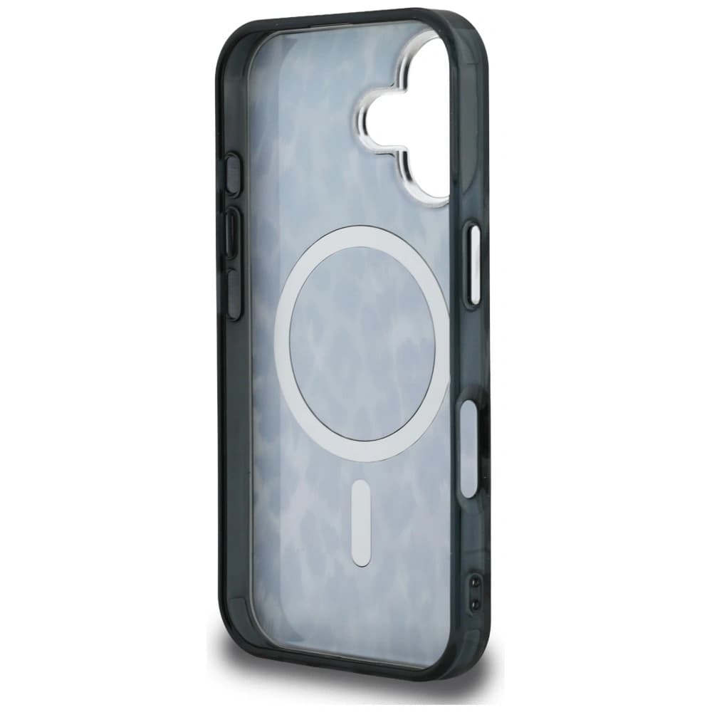 Karl Lagerfeld IML Leopardenmuster MagSafe Apple iPhone 16 schwarz
 - 7
