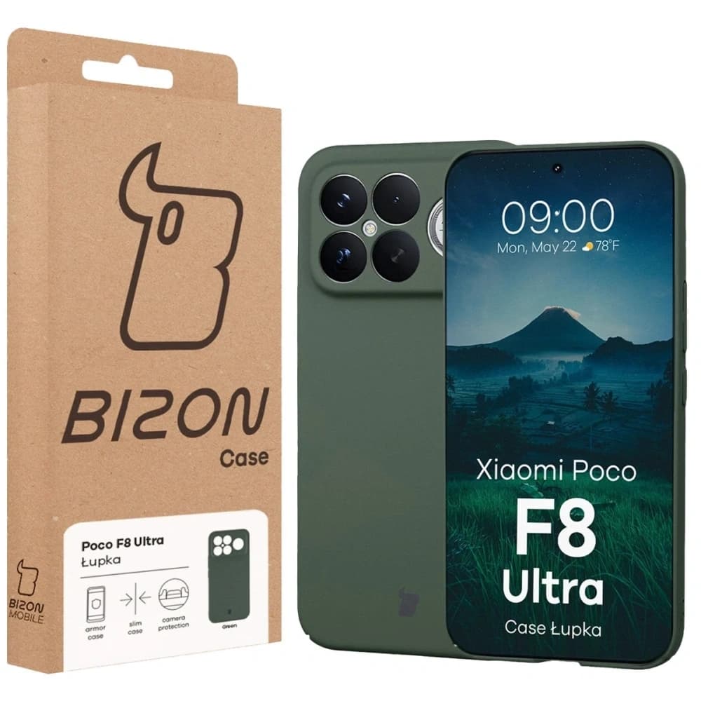 Bizon Case Łupka Xiaomi POCO F8 Ultra green - 6
