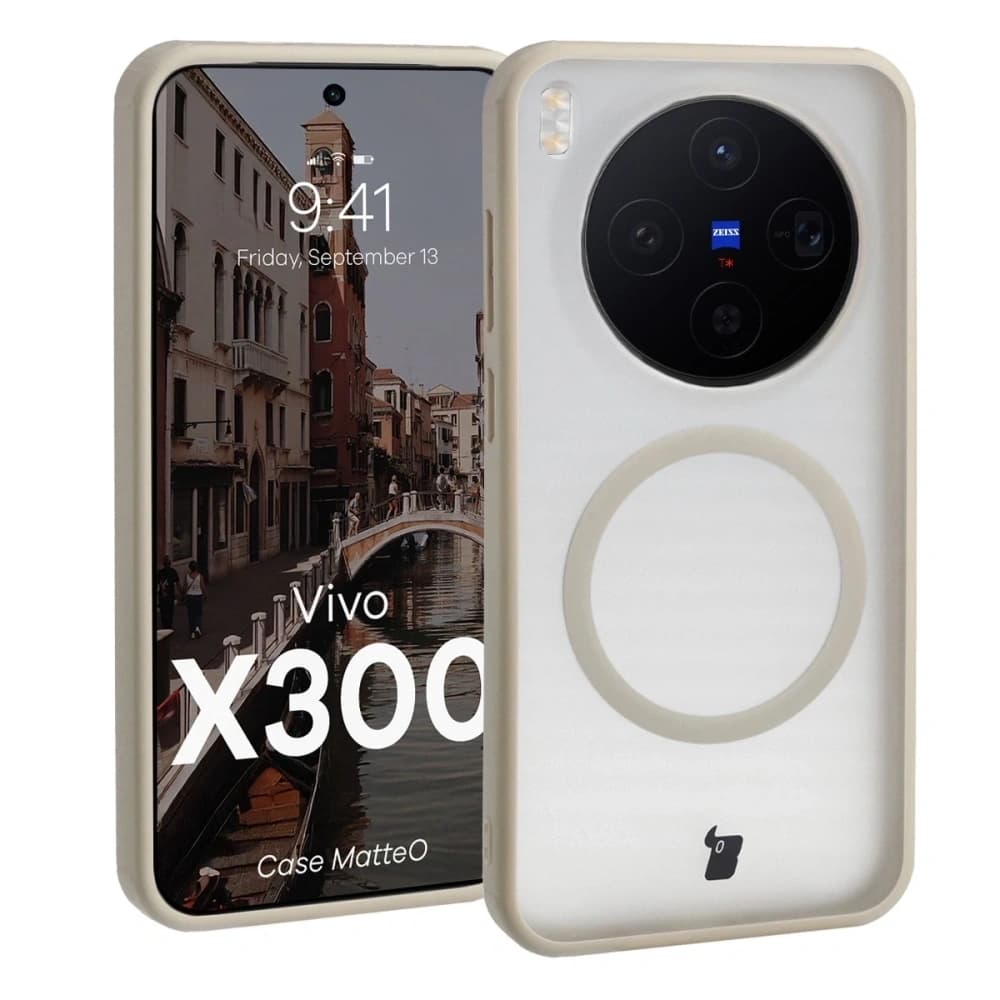Bizon Case MatteO Magnetisch Vivo X300 rauchig beige
 - 2
