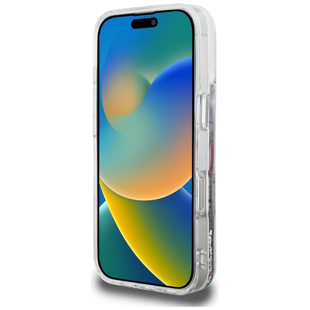 Karl Lagerfeld Liquid Glitter Choupette Logo Apple iPhone 16 Pro klar
 - 5