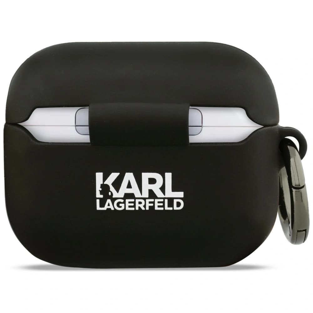 Karl Lagerfeld Silikon Karl Kopf 3D Apple AirPods Pro 3 schwarz
 - 3