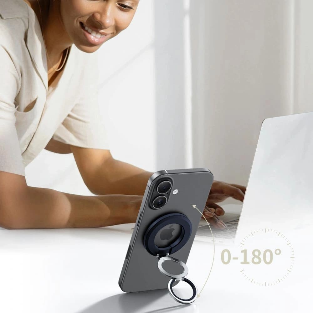 Tech-Protect MMR500 Magnetic MagSafe Phone Ring Navy Blue - 4