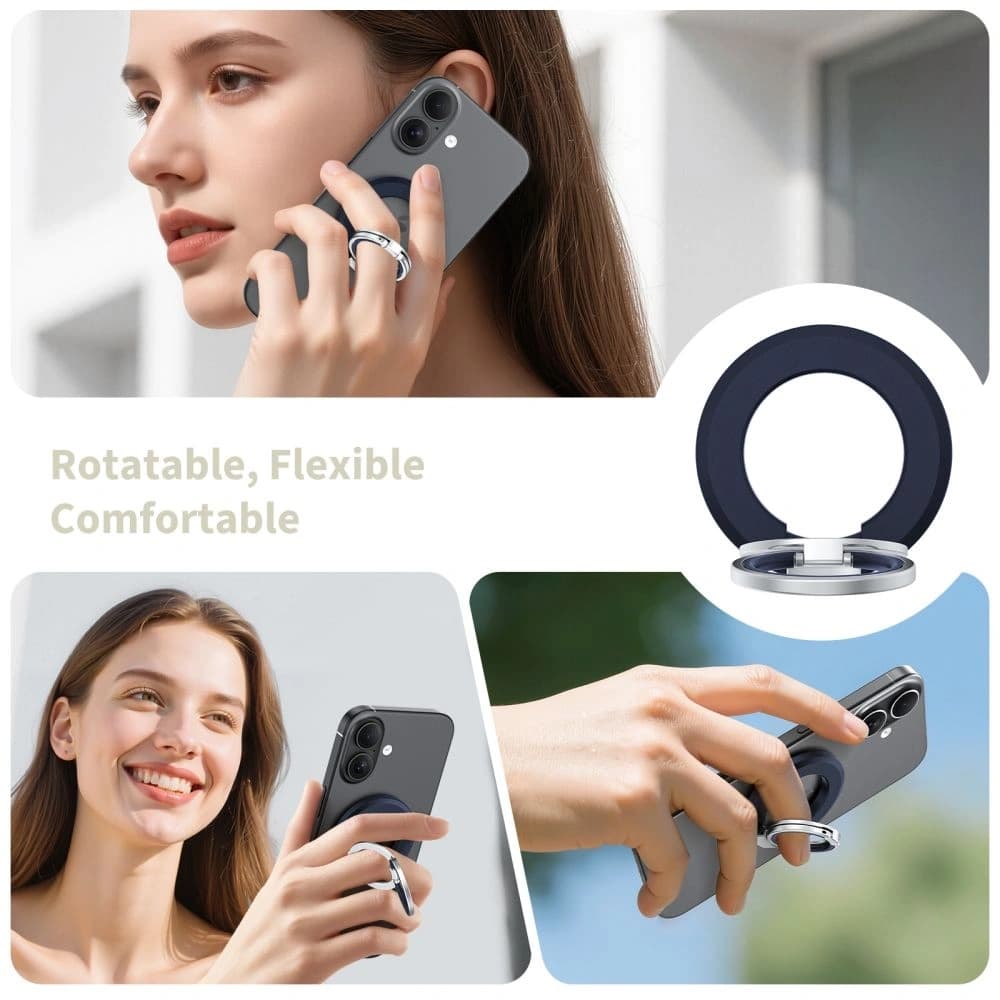 Tech-Protect MMR500 Magnetic MagSafe Phone Ring Navy Blue - 7