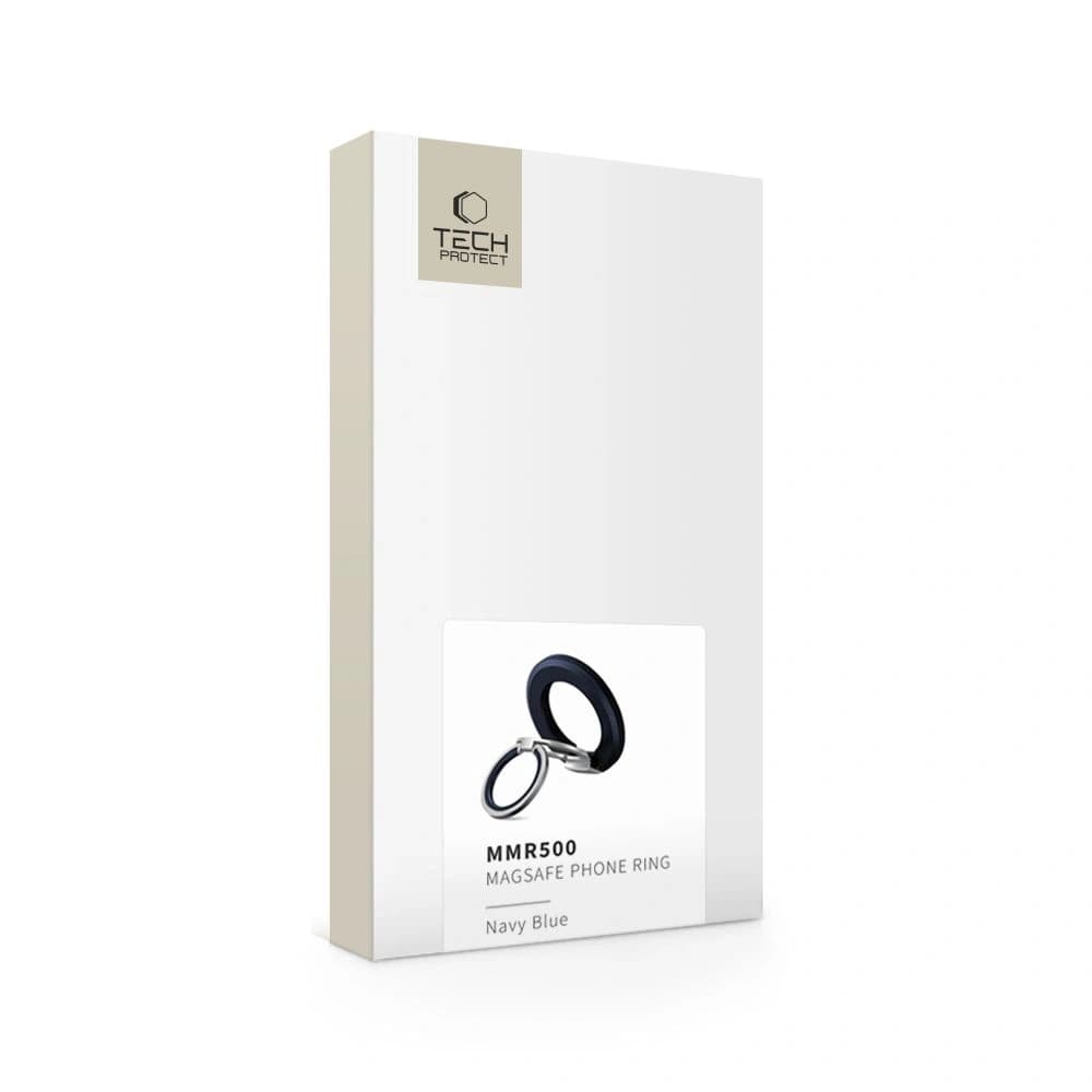 Tech-Protect MMR500 Magnetic MagSafe Phone Ring Navy Blue - 8