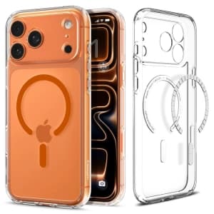 Spigen Ultra Hybrid Mag MagSafe Apple iPhone 17 Pro Klar/orange
