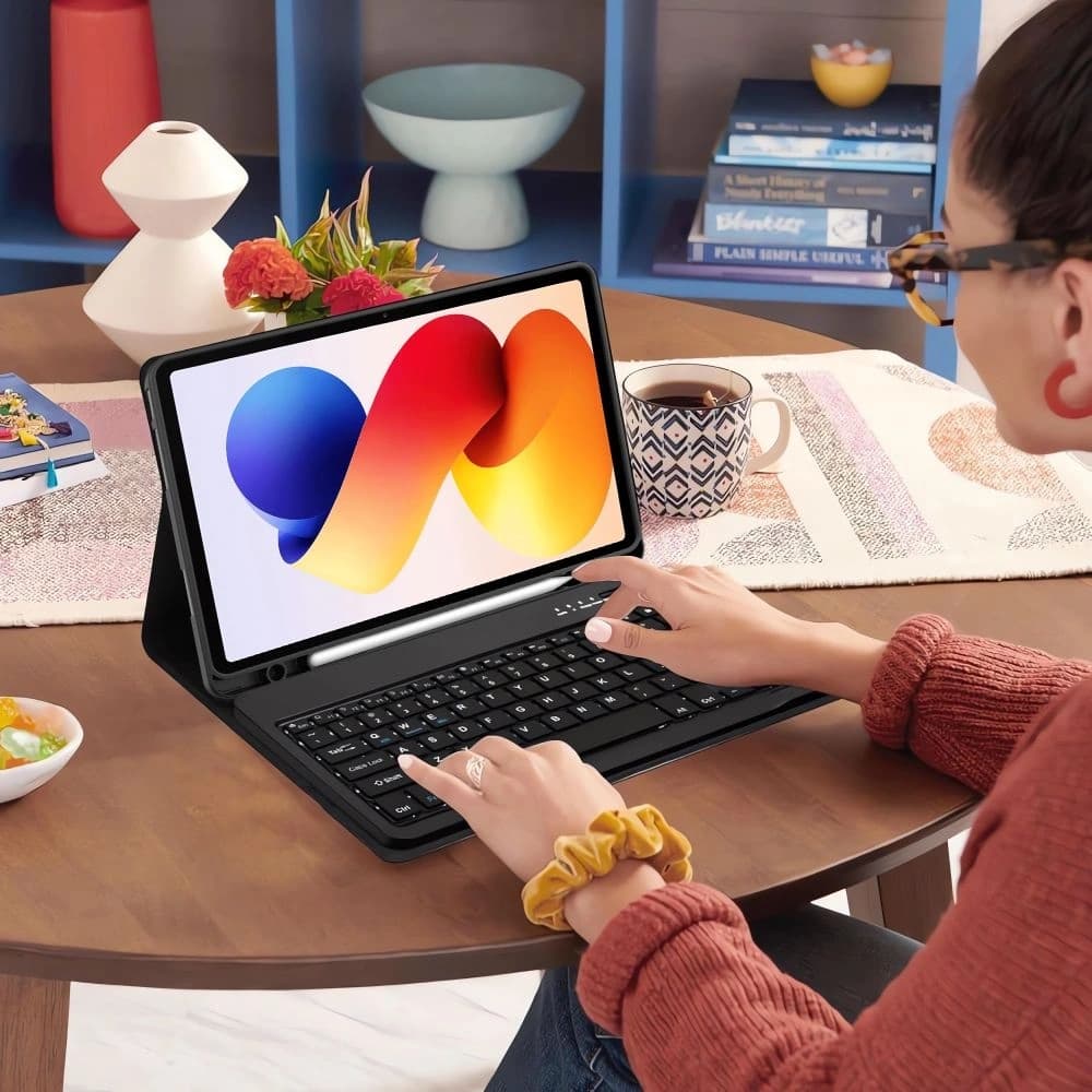 Tech-Protect SmartCase Stift + Tastatur Xiaomi Poco Pad M1 / Redmi Pad 2 Pro 12.1 Schwarz
 - 9