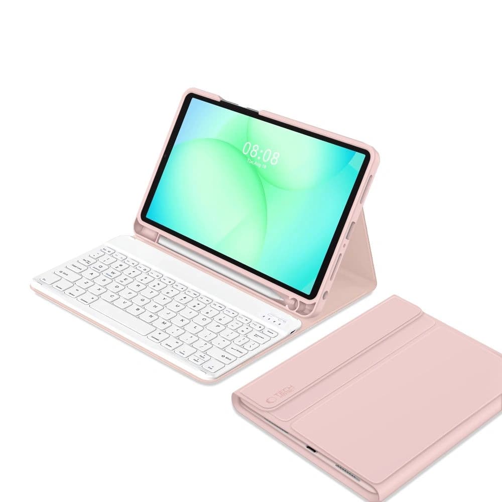 Tech-Protect SmartCase Pen + Keyboard Samsung Galaxy Tab A9+ / A11+ Plus 11.0 X210 / X215 / X216 / X230 / X235 / X236 Pink - 2