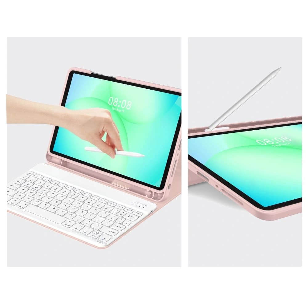 Tech-Protect SmartCase Pen + Keyboard Samsung Galaxy Tab A9+ / A11+ Plus 11.0 X210 / X215 / X216 / X230 / X235 / X236 Pink - 6