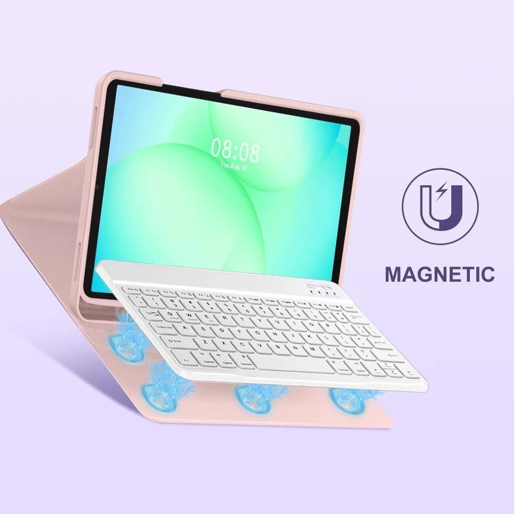 Tech-Protect SmartCase Pen + Keyboard Samsung Galaxy Tab A9+ / A11+ Plus 11.0 X210 / X215 / X216 / X230 / X235 / X236 Pink - 7