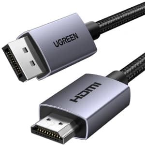 UGREEN DP123 DisplayPort / HDMI Kabel 4K 30Hz 1.5m
