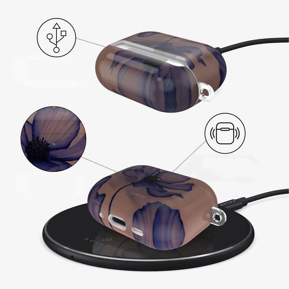 Etui Tech-Protect Lamano do Apple AirPods Pro 1 / 2 Velvet Night - 5