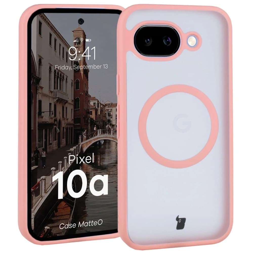Bizon Case MatteO Magnetic Google Pixel 10a rauchig hellrosa
 - 1