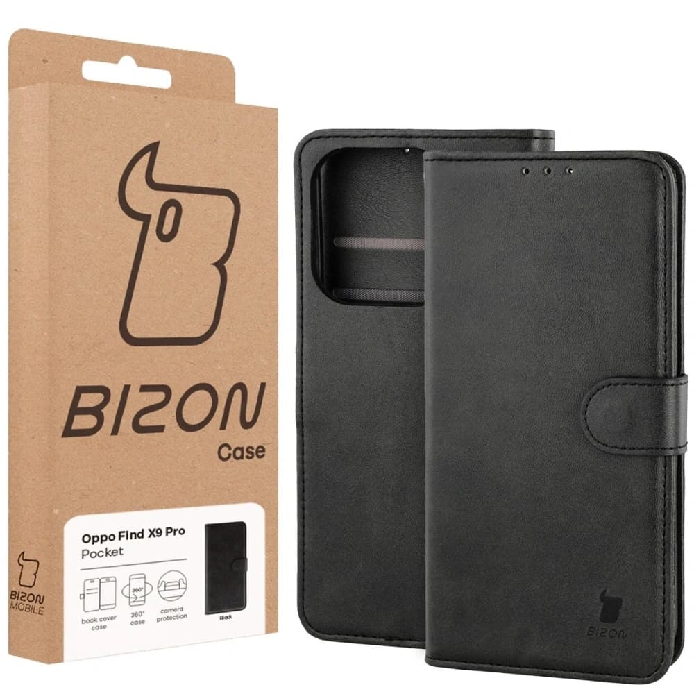Bizon Case Pocket Oppo Find X9 Pro schwarz
 - 6