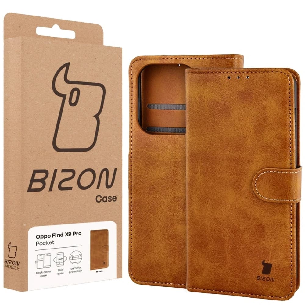 Bizon Case Pocket Oppo Find X9 Pro braun
 - 6
