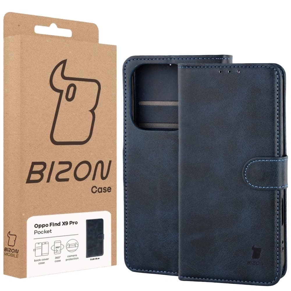 Bizon Case Pocket Oppo Find X9 Pro navy blue - 6