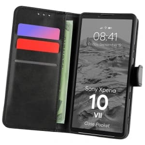 Bizon Case Pocket Sony Xperia 10 VII black
