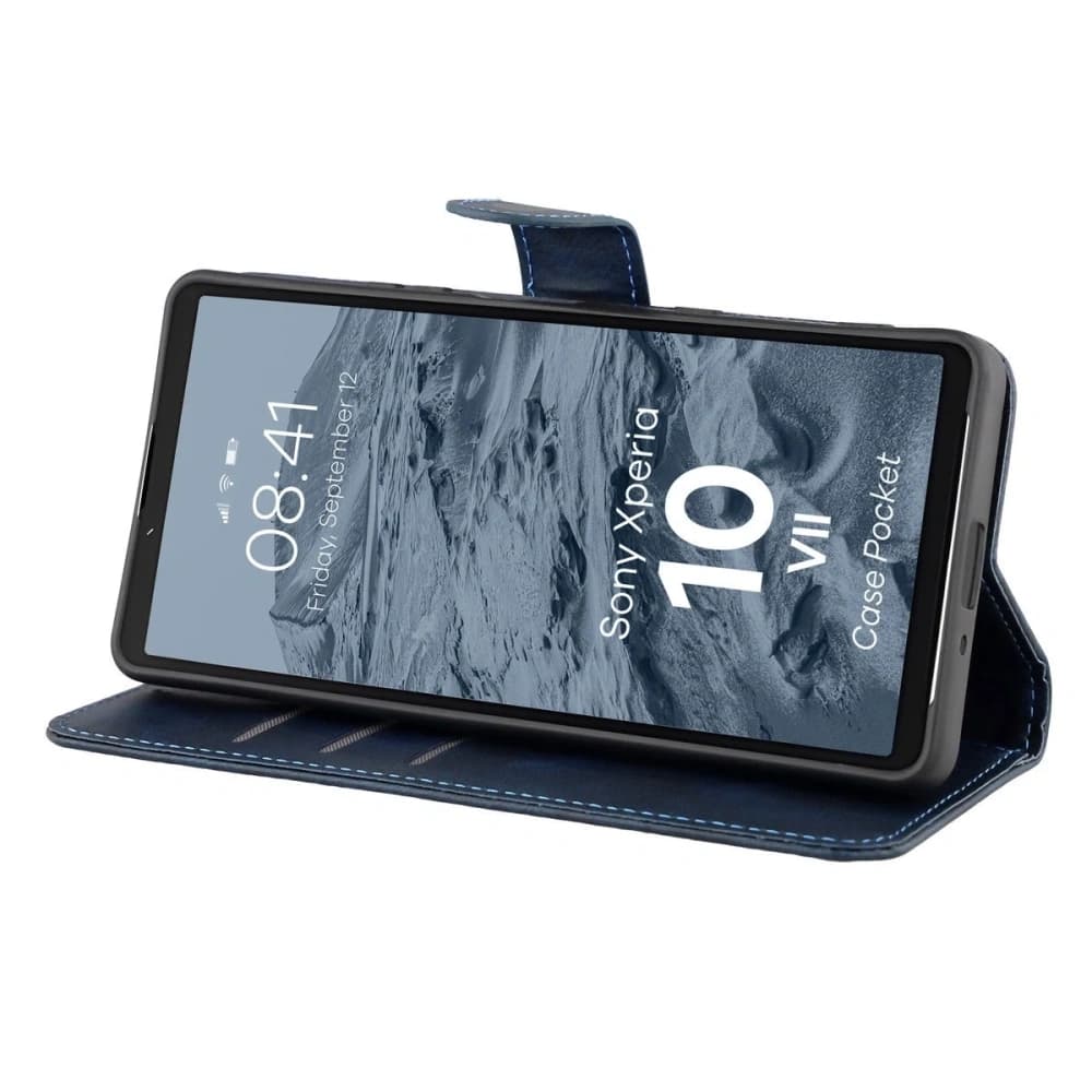 Bizon Case Pocket Sony Xperia 10 VII navy blue - 5