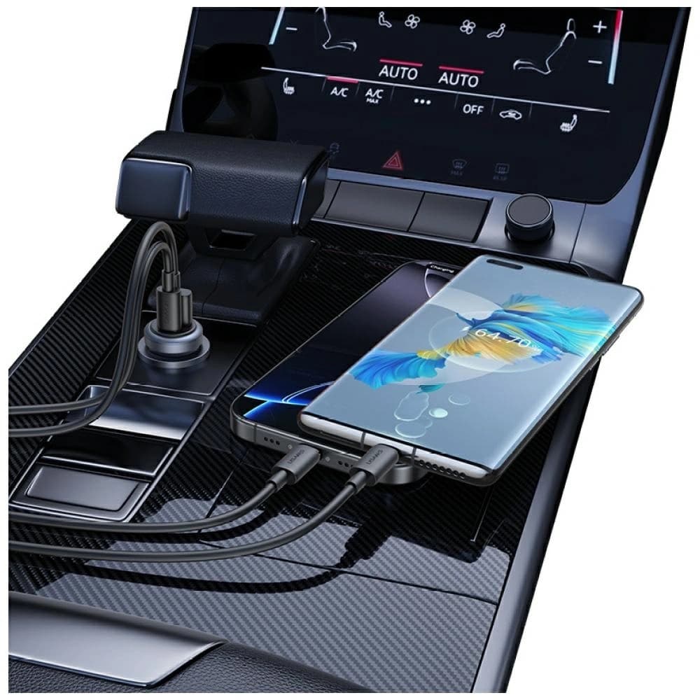 USAMS CC322 30W Auto Ladegerät USB-A USB-C tarnish
 - 4