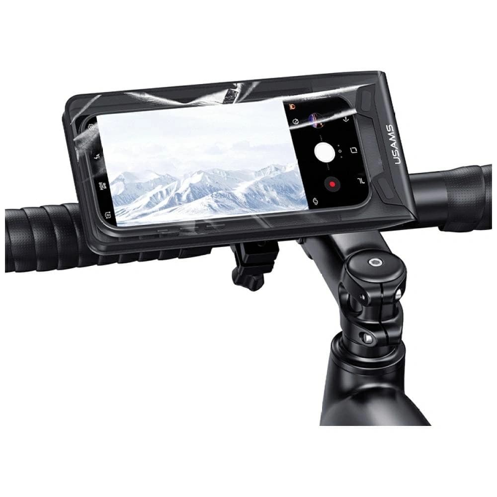 USAMS ZJ083 Waterproof Bicycle Mount Black - 4