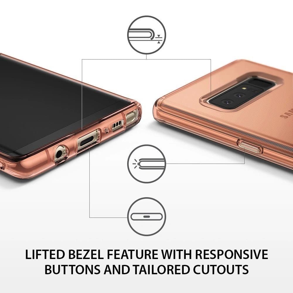 Case Ringke Air Samsung Galaxy Note 8 Roségold - 5