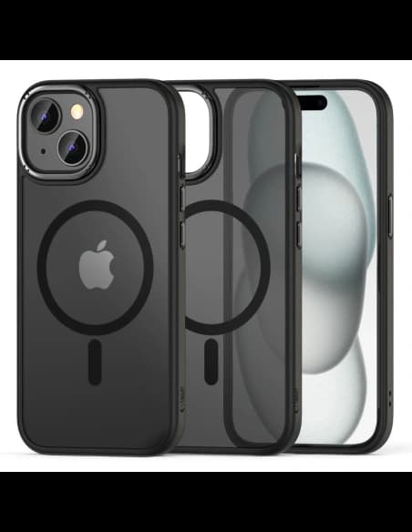 [CR] Etui Tech-Protect MagMat 2 MagSafe Apple iPhone 15 Matte Black