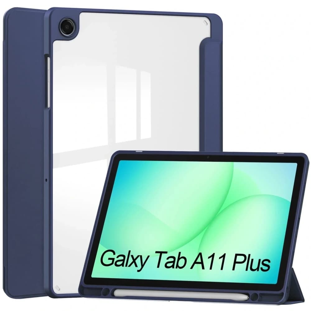 Bizon Case Tab Clear Matt Samsung Galaxy Tab A11+ Plus / A9+ Plus marineblau - 1