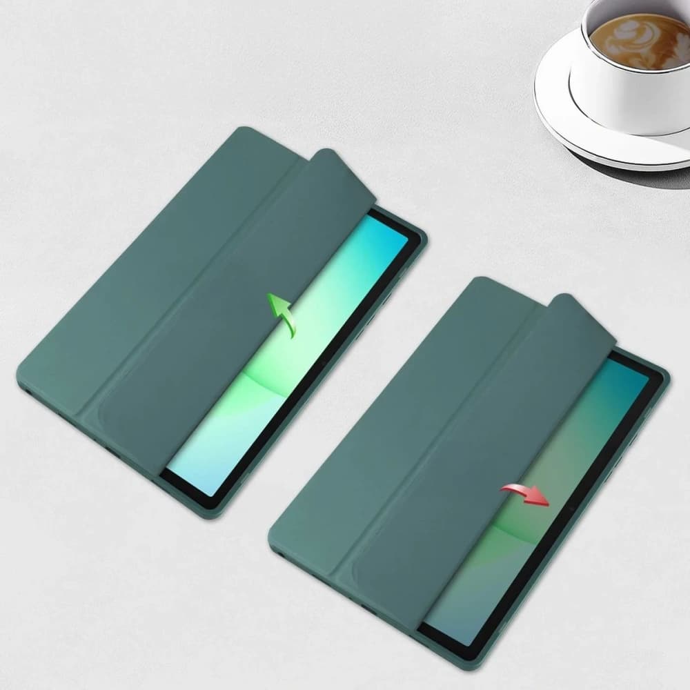 Bizon Case Tab Clear Matt Samsung Galaxy Tab A11+ Plus / A9+ Plus dunkelgrün - 5