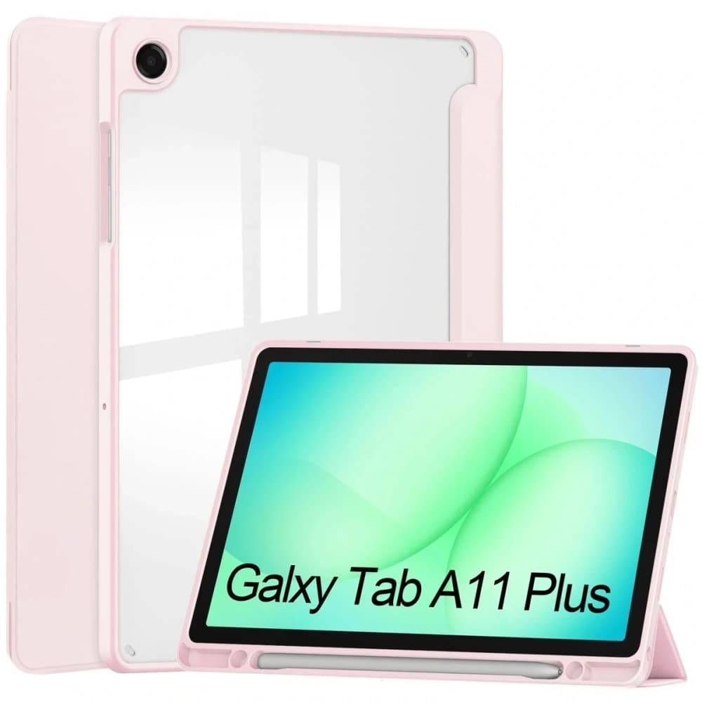 Bizon Case Tab Clear Matt Samsung Galaxy Tab A11+ Plus / A9+ Plus pink - 1
