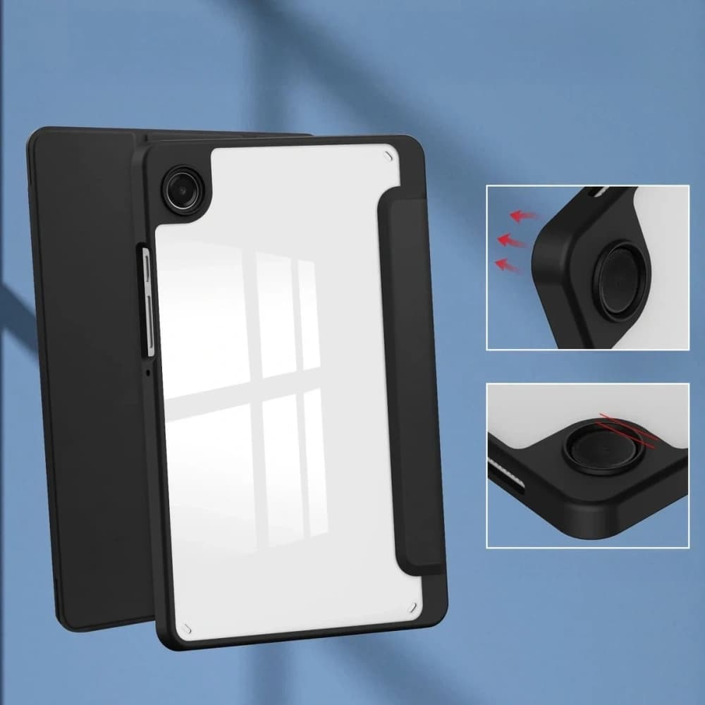 Bizon Case Tab Clear Matt Samsung Galaxy Tab A11 / A9 black - 3