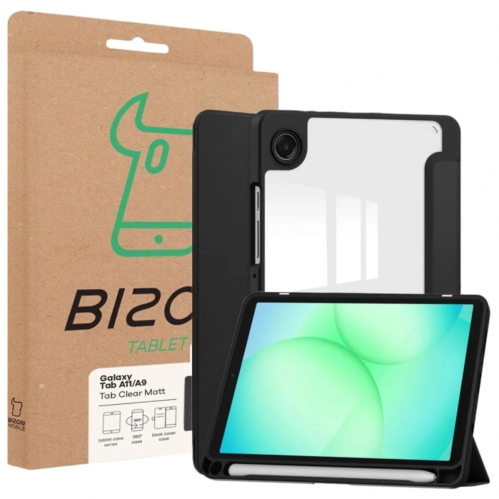 Bizon Case Tab Clear Matt Samsung Galaxy Tab A11 / A9 black - 8