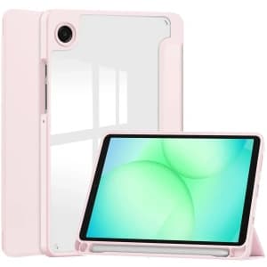 Bizon Case Tab Clear Matt Samsung Galaxy Tab A11 / A9 rosa