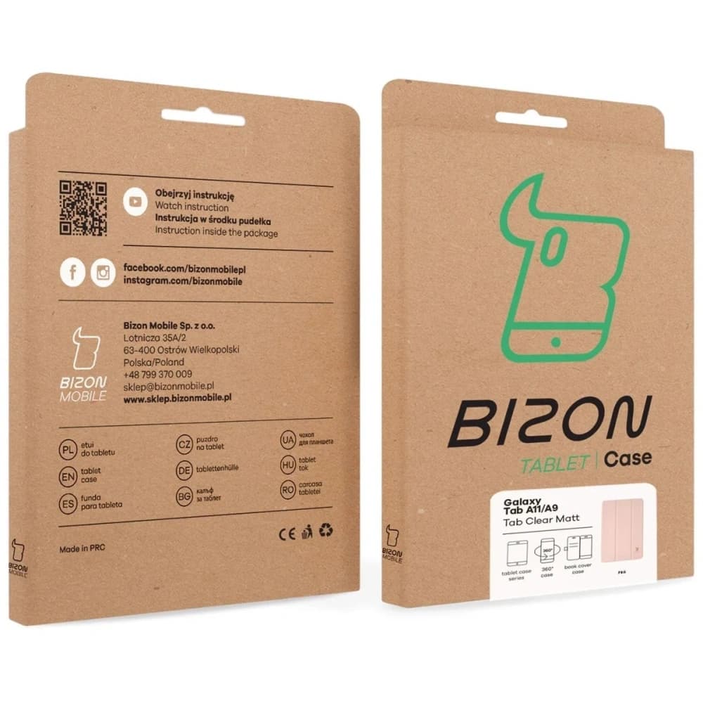 Bizon Case Tab Clear Matt Samsung Galaxy Tab A11 / A9 rosa - 9