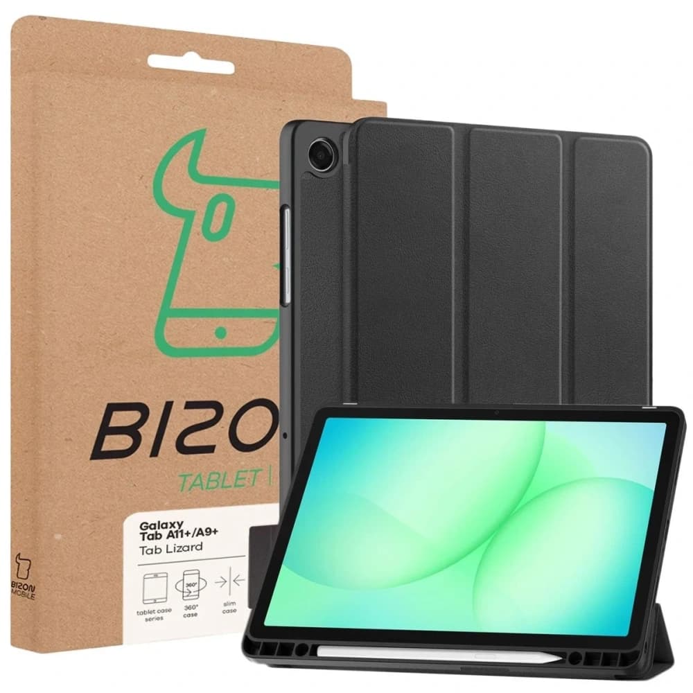 Bizon Case Tab Lizard Samsung Galaxy Tab A11+ Plus / A9+ Plus black - 9