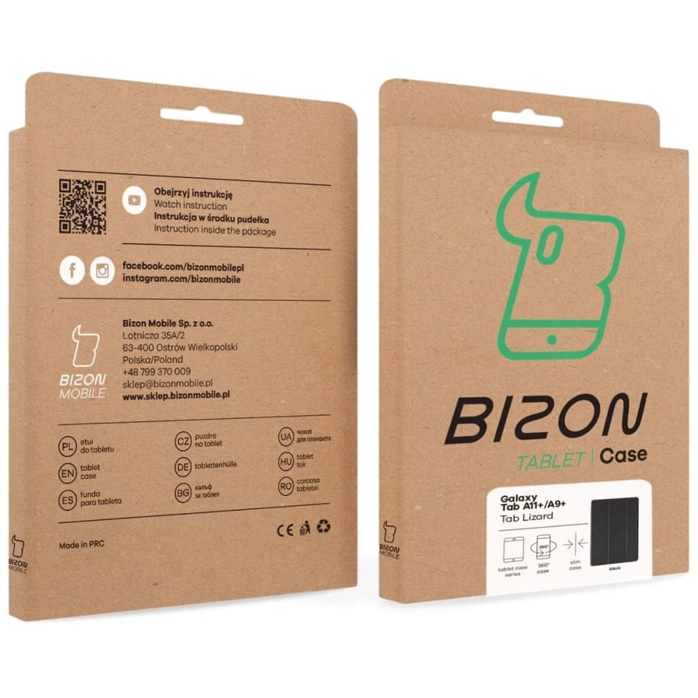 Bizon Case Tab Lizard Samsung Galaxy Tab A11+ Plus / A9+ Plus black - 10