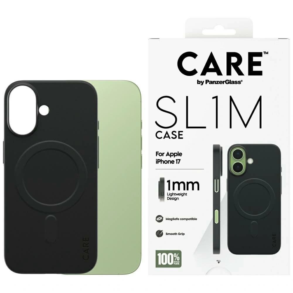CARE by PanzerGlass SL1M MagSafe Apple iPhone 17 black - 1